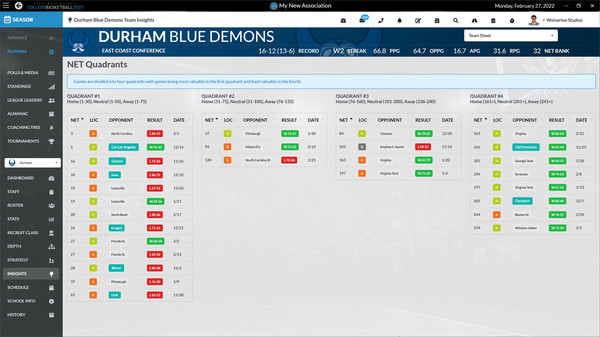 Draft Day Sports: College Basketball 2021 screenshot 5