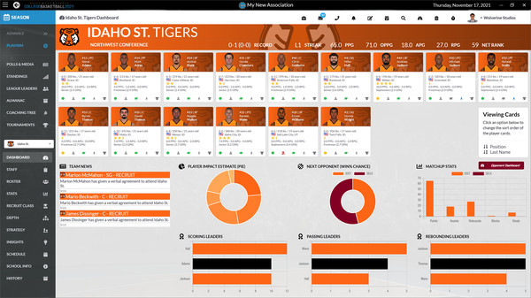 Draft Day Sports: College Basketball 2021 screenshot 8