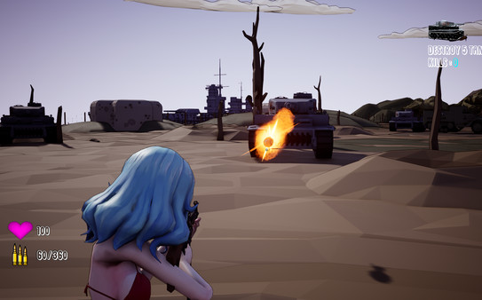 Inglorious Waifu VS Nazi Zombies screenshot 7