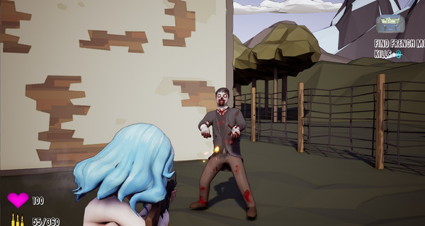 Inglorious Waifu VS Nazi Zombies screenshot 4