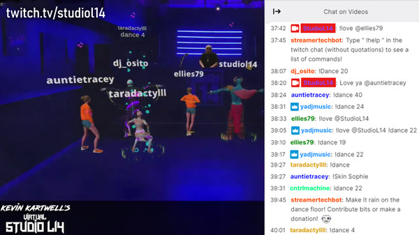 Streamer Dancefloor screenshot 2