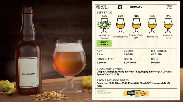 Brewmaster: Beer Brewing Simulator screenshot 1
