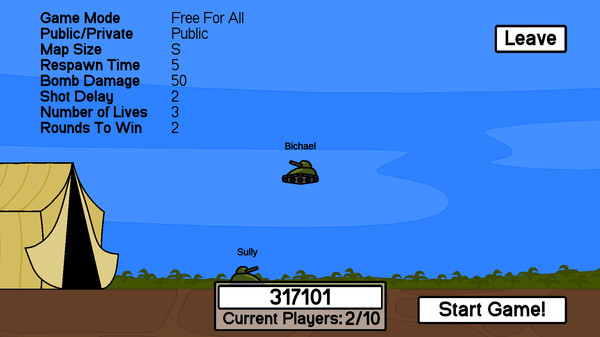 Jumpin' Tanks screenshot 1
