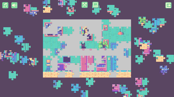 Newton's Life at Home - Pixel Art Jigsaw Puzzle screenshot 6