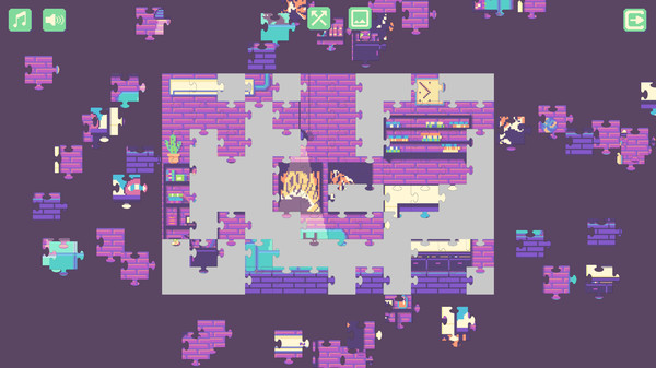 Newton's Life at Home - Pixel Art Jigsaw Puzzle screenshot 3