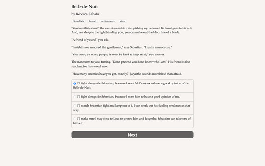 Belle-de-Nuit screenshot 1