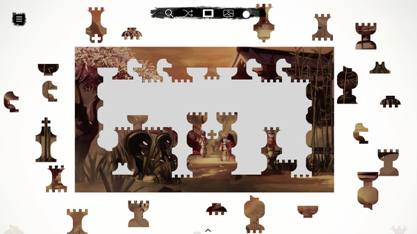Shinobi's Way - a jigsaw chess tale screenshot 1