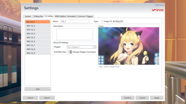 iF Visual Novel Game Maker screenshot 7