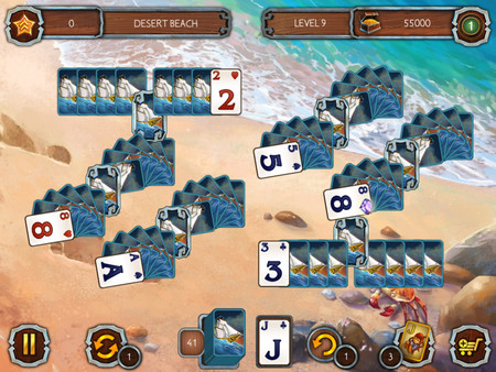Solitaire Legend of the Pirates 2 screenshot 1