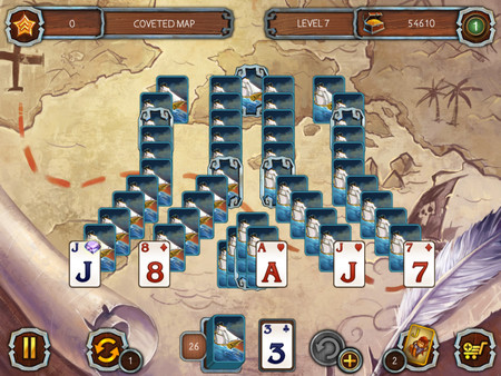 Solitaire Legend of the Pirates 3 screenshot 4