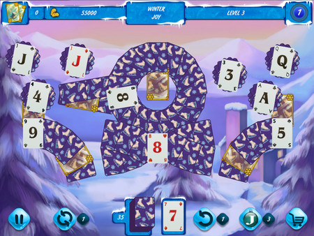 Solitaire Jack Frost Winter Adventures 2 screenshot 4