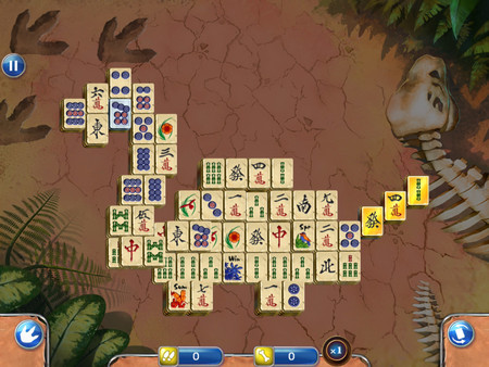 Jurassic mahjong screenshot 1