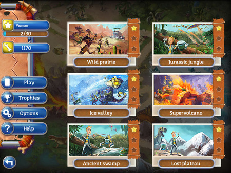 Jurassic mahjong screenshot 2
