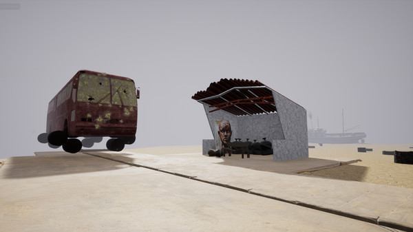 Bus stop in the fog screenshot 9