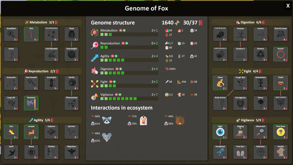 Territory: Animals Genetic Strategy screenshot 2
