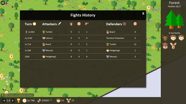 Territory: Animals Genetic Strategy screenshot 7