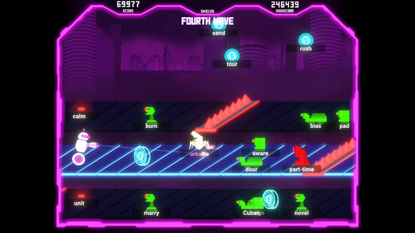 Tybot Invasion: The Typing Runner screenshot 2