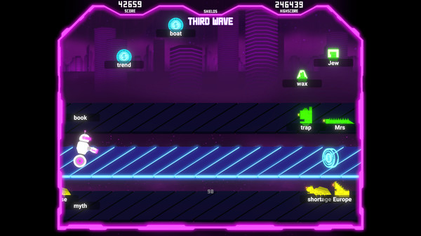 Tybot Invasion: The Typing Runner screenshot 4