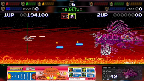 Darius Cozmic Collection Arcade screenshot 2