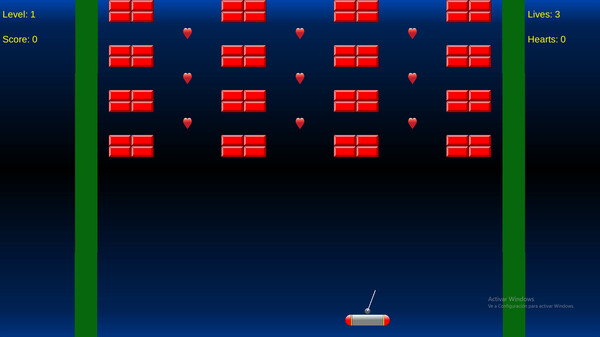 Brick Breaker Heart Collector screenshot 1