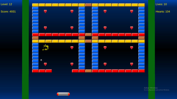 Brick Breaker Heart Collector screenshot 2