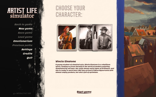 Artist Life Simulator screenshot 1
