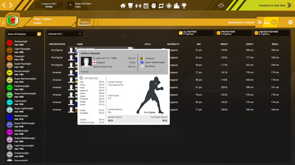 Boxing Club Manager screenshot 3