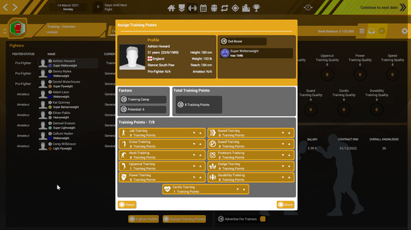 Boxing Club Manager screenshot 2