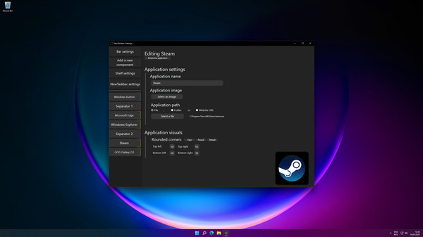 NewTaskbar screenshot 7
