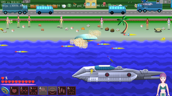 UFO vs Bikini screenshot 1
