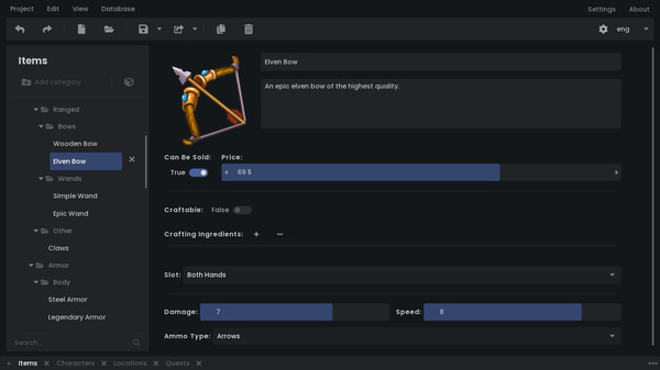 GridlessDB screenshot 3