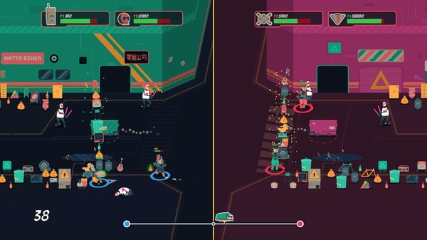 PixelJunk Scrappers Deluxe screenshot 3