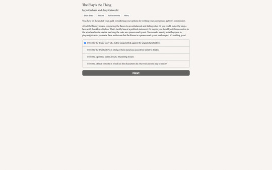 The Play's the Thing screenshot 2