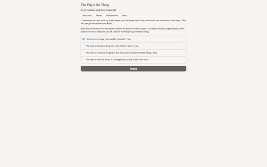 The Play's the Thing screenshot 1