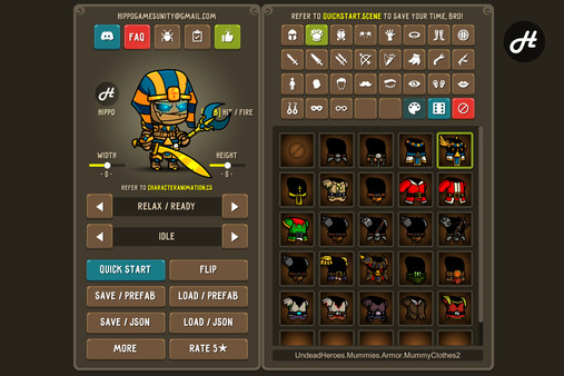 Fantasy Heroes: Character Editor & Sprite Sheet Maker screenshot 5