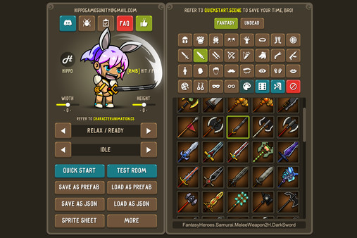 Fantasy Heroes: Character Editor & Sprite Sheet Maker screenshot 8