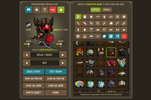 Fantasy Heroes: Character Editor & Sprite Sheet Maker screenshot 10