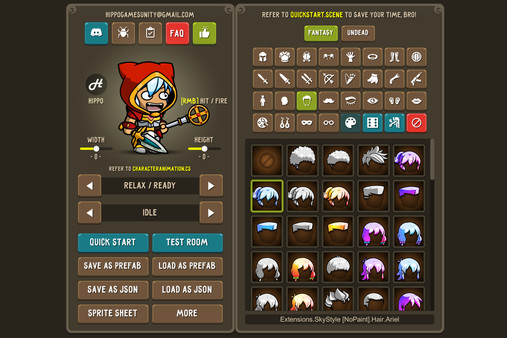 Fantasy Heroes: Character Editor & Sprite Sheet Maker screenshot 7