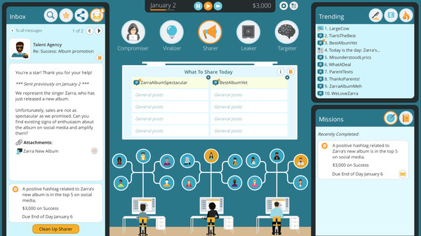 Influence, Inc. screenshot 2