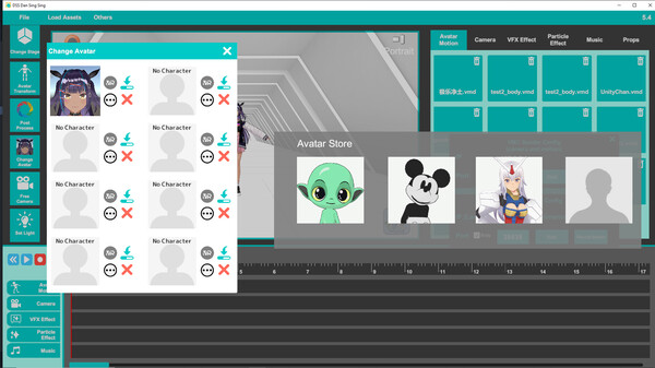 Dan Sing Sing AMV Maker for Vroid VRM and MMD screenshot 2