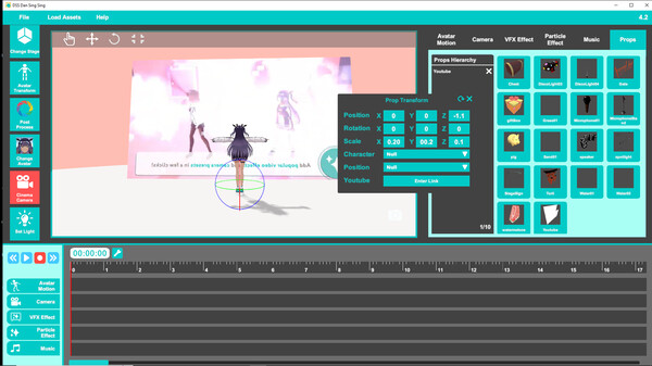 Dan Sing Sing AMV Maker for Vroid VRM and MMD screenshot 3