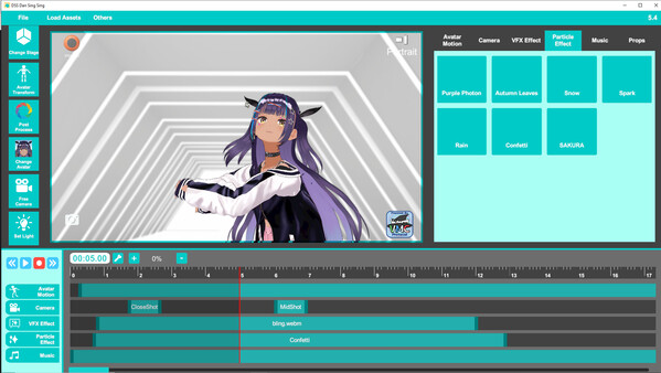 Dan Sing Sing AMV Maker for Vroid VRM and MMD screenshot 1
