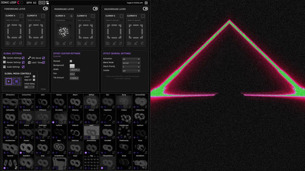SonicLoop - Realtime VJ content creator for streaming, music videos and live performance screenshot 5