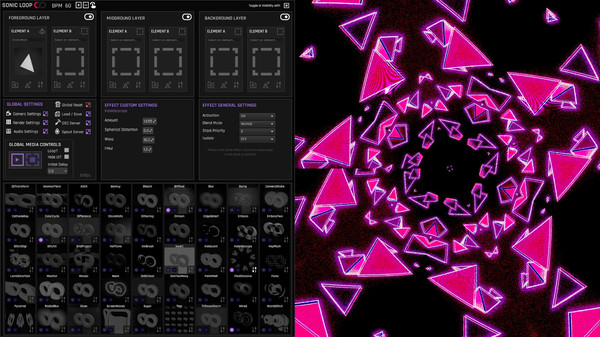 SonicLoop - Realtime VJ content creator for streaming, music videos and live performance screenshot 8