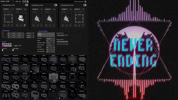 SonicLoop - Realtime VJ content creator for streaming, music videos and live performance screenshot 2