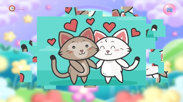 Puzzles with cats screenshot 5