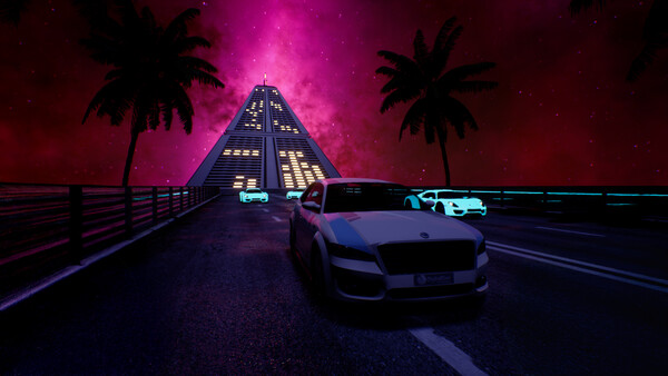Synthwave Burnout screenshot 1