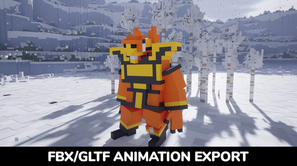 Anima Toon :3D Voxel Character Animation screenshot 6