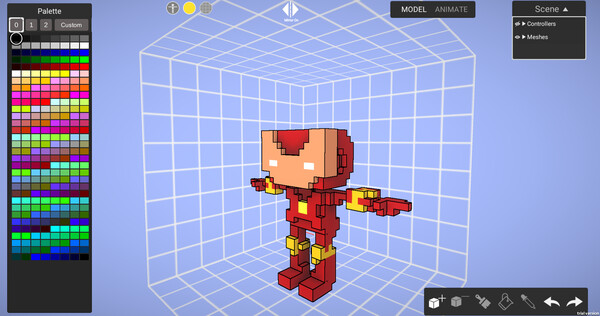 Anima Toon :3D Voxel Character Animation screenshot 9