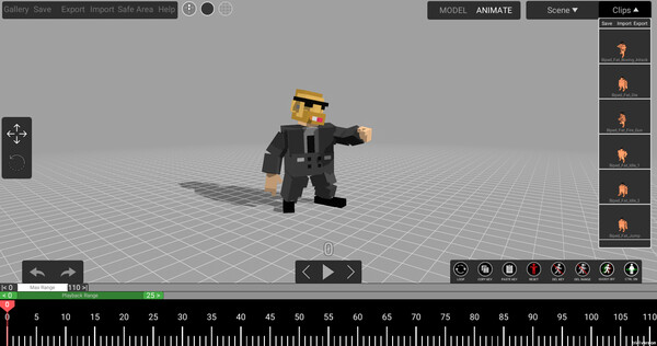 Anima Toon :3D Voxel Character Animation screenshot 10